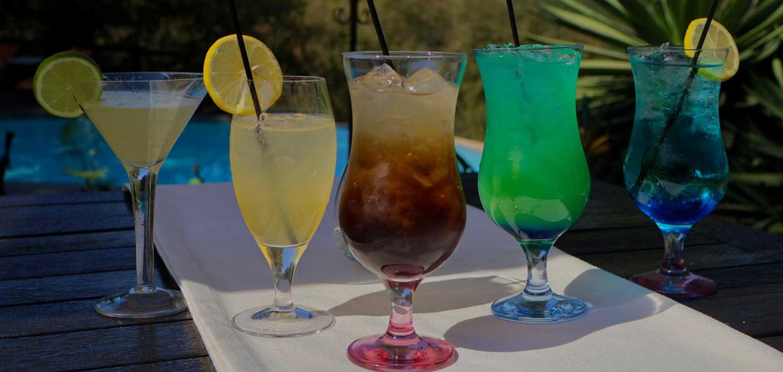 The five signature cocktails